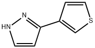 3-(3-thienyl)-1H-pyrazole(SALTDATA: 0.7H2O) 구조식 이미지