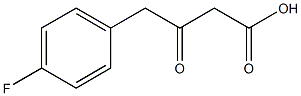 3-Oxo-4-(4-fluorophenyl)butanoic acid 구조식 이미지