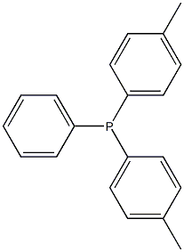 bis(4-methylphenyl)-phenyl-phosphane Structure