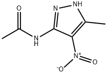 Acetamide,  N-(5-methyl-4-nitro-1H-pyrazol-3-yl)- Structure