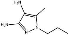 1H-Pyrazole-3,4-diamine,  5-methyl-1-propyl- Structure