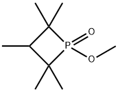 1-Methoxy-2,2,3,4,4-pentamethylphosphetan-1-one Structure