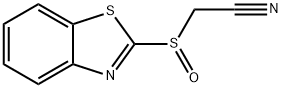 Acetonitrile, (2-benzothiazolylsulfinyl)- (9CI) Structure