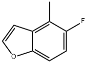 Benzofuran, 5-fluoro-4-methyl- (9CI) Structure