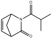 2-Azabicyclo[2.2.1]hept-5-en-3-one,  2-(2-methyl-1-oxopropyl)- Structure