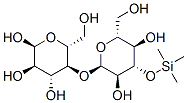 4-O-[2-O,3-O,4-O,6-O-Tetrakis(trimethylsilyl)-α-D-glucopyranosyl]-1-O,2-O,3-O,6-O-tetrakis(trimethylsilyl)-D-glucopyranose 구조식 이미지