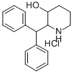 3-피페리디놀,2-(디페닐메틸)-,염산염 구조식 이미지