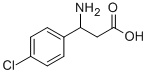3-AMINO-3-(4-CHLOROPHENYL)PROPIONIC ACID Structure