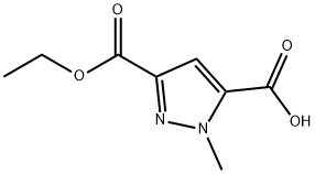 1H-Pyrazole-3,5-dicarboxylicacid,1-methyl-,3-ethylester(9CI) Structure