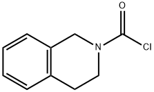 2(1H)-이소퀴놀린카르보닐클로라이드,3,4-디히드로-(9CI) 구조식 이미지