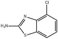 2-AMINO-4-CHLOROBENZOTHIAZOLE 구조식 이미지