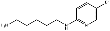 2-N-(5-아미노펜틸)-아미노-5-브로모피리딘 구조식 이미지