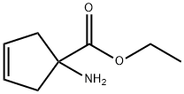 3-사이클로펜텐-1-카복실산,1-아미노-,에틸에스테르(9CI) 구조식 이미지