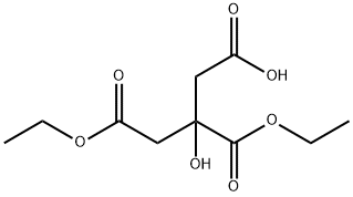 DIETHYL CITRATE 구조식 이미지