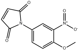 1-(4-METHOXY-3-NITROPHENYL)-1H-PYRROLE-2,5-DIONE 구조식 이미지