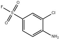4-AMINO-3-CHLOROBENZENESULFONYL FLUORIDE Structure