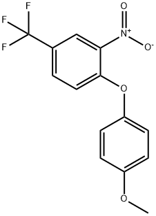4-(4-METHOXYPHENOXY)-3-NITROBENZOTRIFLUORIDE 구조식 이미지