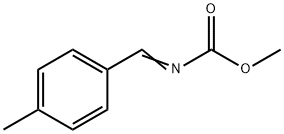 Carbamic  acid,  N-[(4-methylphenyl)methylene]-,  methyl  ester Structure
