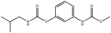 m-(Isobutylcarbamoyloxy)carbanilic acid methyl ester Structure