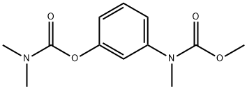 m-(디메틸카르바모일옥시)-N-메틸카르바닐산메틸에스테르 구조식 이미지
