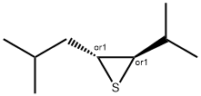 티이란,2-(1-메틸에틸)-3-(2-메틸프로필)-,트랜스-(9CI) 구조식 이미지