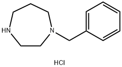 1-벤질-호모피페라진2HCL 구조식 이미지