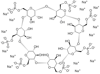 BETA-CYCLODEXTRIN PHOSPHATE SODIUM SALT Structure