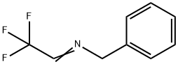 N-(2,2,2-트리플루오로에틸리덴)벤질아민 구조식 이미지