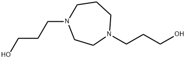 테트라히드로-1H-1,4-디아제핀-1,4(5H)-디프로판올 구조식 이미지