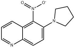 5-니트로-6-(피롤리딘-1-일)퀴놀린 구조식 이미지