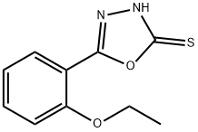 5-(2-에톡시페닐)-1,3,4-옥사디아졸-2-티올 구조식 이미지