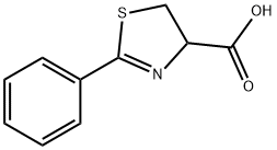 4,5-dihydro-2-phenylthiazole-4-carboxylic acid  Structure