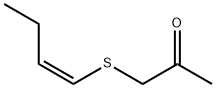 2-Propanone, 1-(1-butenylthio)-, (Z)- (9CI) Structure