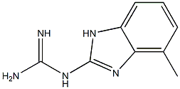 Guanidine, (4-methyl-1H-benzimidazol-2-yl)- (9CI) Structure