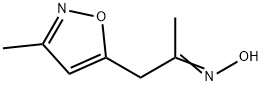 2-Propanone,1-(3-methyl-5-isoxazolyl)-,oxime(8CI) 구조식 이미지