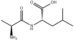 DL-ALANYL-DL-LEUCINE 구조식 이미지