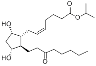 13,14-DIHYDRO-15-KETO PROSTAGLANDIN F2ALPHA ISOPROPYL ESTER Structure