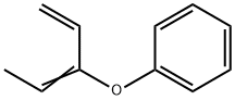 Benzene, [(1-ethenyl-1-propenyl)oxy]- (9CI) Structure