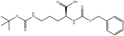 Z-ORN(BOC)-OH Structure