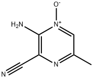 2-아미노-3-시아노-5-메틸피라진1-옥사이드 구조식 이미지