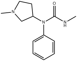 3-Methyl-1-(1-methyl-3-pyrrolidinyl)-1-phenylurea 구조식 이미지