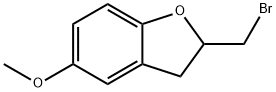 2-(브로모메틸)-2,3-디히드로-5-메톡시벤조푸란 구조식 이미지