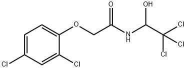 2-(2,4-디클로로페녹시)-N-(2,2,2-트리클로로-1-히드록시-에틸)아세트아미드 구조식 이미지