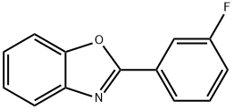 2-(3-FLUORO-PHENYL)-BENZOOXAZOLE 구조식 이미지