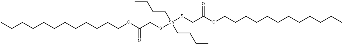 dodecyl 4,4-dibutyl-7-oxo-8-oxa-3,5-dithia-4-stannaicosanoate  구조식 이미지