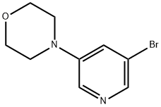 4-(5-BROMOPYRIDIN-3-YL)MORPHOLINE 구조식 이미지