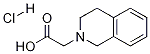 (1,2,3,4-Tetrahydro-2-isoquinolyl)acetic acid hydrochloride 구조식 이미지
