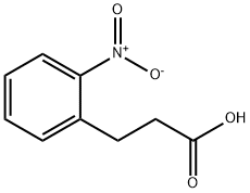 3-(2-nitrophenyl)propionic acid  구조식 이미지