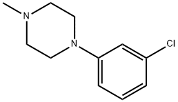 Piperazine, 1-(3-chlorophenyl)-4-methyl- Structure