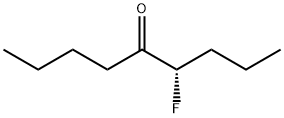 5-Nonanone,  4-fluoro-,  (4S)- Structure